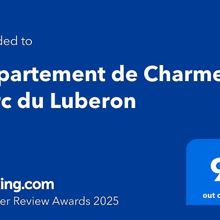 Appartement De Charme - Parc Du Luberon Cadenet Eksteriør bilde
